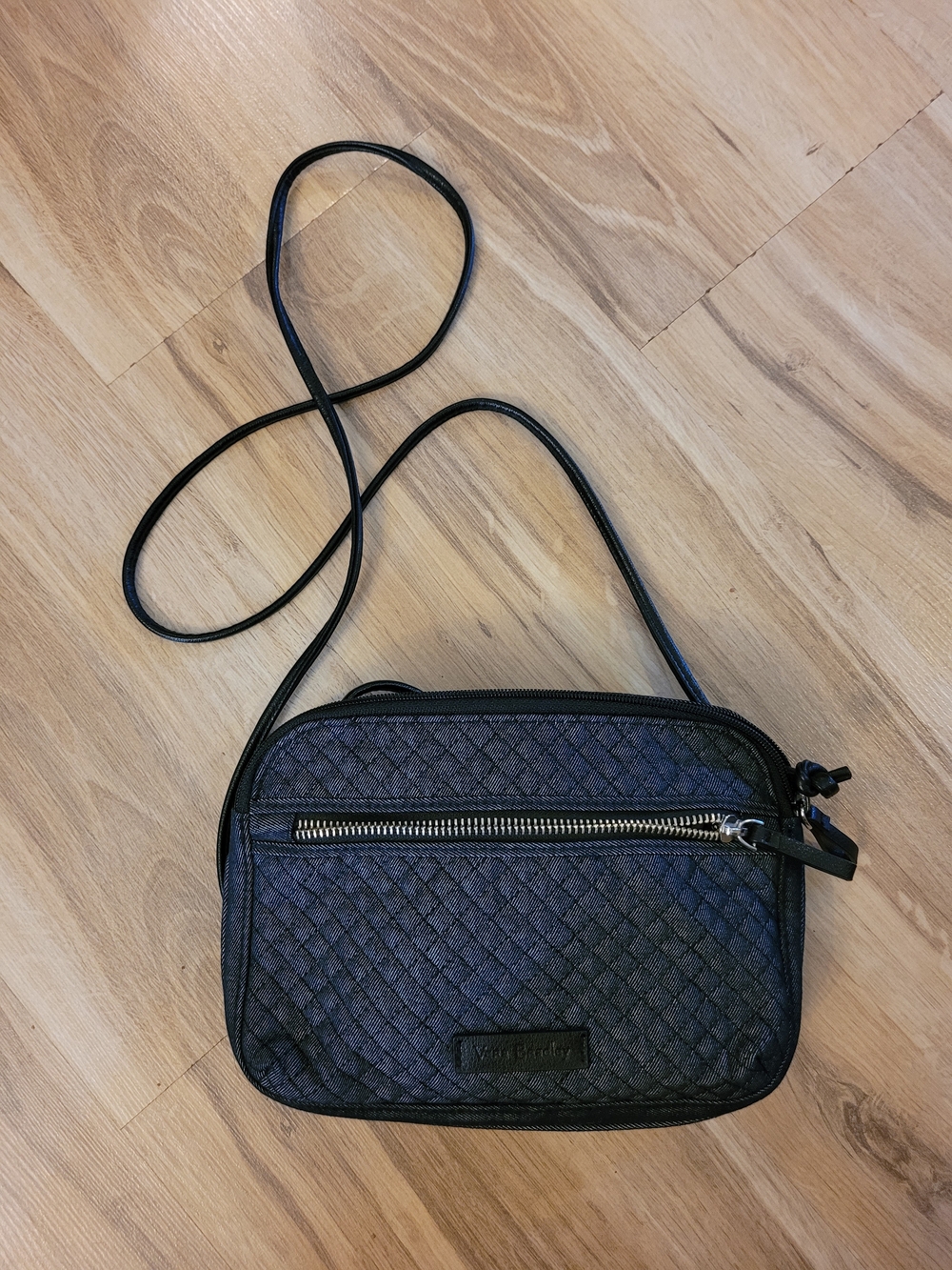 Vera Bradley Denim Quilted Crossbody Bag